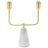 ΧΡΥΣΟ ΜΕΤΑΛΛΙΚΟ ΔΙΠΛΟ ΚΗΡΟΠΗΓΙΟ 22Χ8Χ30ΕΚ ΣΕ ΜΑΡΜΑΡΙΝΗ ΒΑΣΗ