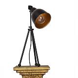 ΕΠΙΤΡΑΠΕΖΙΑ ΛΑΜΠΑ Fylliana 0020 ΜΑΥΡΟ-ΧΡΥΣΟ ΜΕΤΑΛΛΙΚΟ Ε27