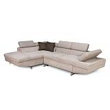 ΚΑΝΑΠΕΣ ΓΩΝΙΑ Fylliana RIO-M 3+4 ΑΡΙΣΤΕΡΗ TAUPE / ΚΑΦΕ 278*192*79