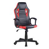 ΚΑΡΕΚΛΑ GAMING Fylliana 5630 ΜΑΥΡΗ-ΚΟΚΚΙΝΗ ΔΕΡΜΑΤΙΝΗ 61*55*120 x.f