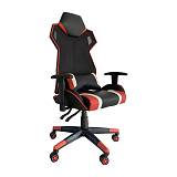 ΚΑΡΕΚΛΑ GAMING Fylliana D-01 ΤΕΧΝΟΔΕΡΜΑ ΜΑΥΡΗ-ΚΟΚΚΙΝΗ 53*47*127 x.f