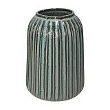 ΚΕΡΑΜΙΚΟ ΒΑΖΟ Fylliana 606115 ΣΙΕΛ ΧΡΩΜΑ 16,4x16,4x19εκ