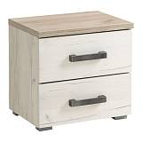 ΚΟΜΟΔΙΝΟ Kent ΝΟ GREY OAK/WHITE OAK 44,5*33,5*43