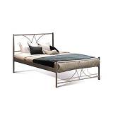 ΚΡΕΒΑΤΙ ΣΙΔΕΡΕΝΙΟ Fylliana DIAGORAS ΚΑΦΕ 90*200