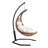 ΚΡΕΜΑΣΤΗ ΜΕΤΑΛΛΙΚΗ ΠΟΛΥΘΡΟΝΑ-ΦΩΛΙΑ Fylliana "Sarika" ΚΑΦΕ ΧΡΩΜΑ 121x147x200εκ