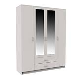 ΝΤΟΥΛΑΠΑ HANA 4K2F2O ΛΕΥΚΟ 160*52*205