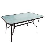 ΤΡΑΠΕΖΙ ΕΞΟΧΗΣ Fylliana STEEL ΚΑΦΕ 120*70*70 g.r.d