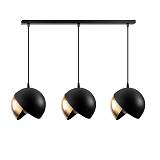 ΤΡΙΦΩΤΟ Fylliana 219 ΜΑΥΡΟ-ΧΡΥΣΟ 60*20*80εκ E27