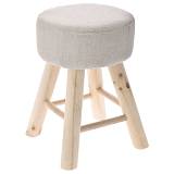 ΚΡΕΜ ΣΚΑΜΠΩ Φ28Χ40 ΞΥΛΙΝΟ ΜΕ ΥΦΑΣΜΑ