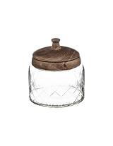 Βάζο γυαλ.αποθ.με καπάκι mango 11,5X13,5