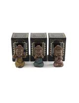 Βούδας cute κεραμ.χρωμ.10,5εκ. 3χρ.