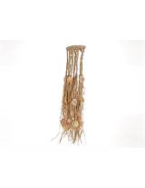 Διακοσμητικό κρεμαστό με raffia και κοχύλια Φ15