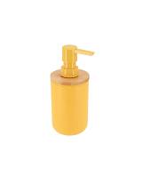 Dispenser πλαστ.με bamboo κίτρινο