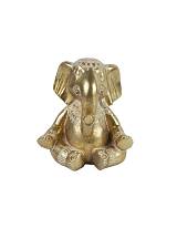 Ελέφαντας κεραμ.χρυσός 14εκ.