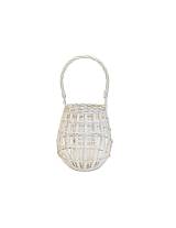 Φανάρι ξύλινο λευκό 20/29Χ30