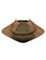 Φανάρι paper rope φυσικό με λαδί Φ30Χ14