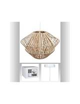 Φωτιστικό οροφής rattan 30εκ.