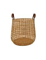 Καλάθι ψάθ.paper φυσικό Φ38,5Χ42