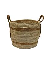 Καλάθι ψάθινο φυσικό χρ.32Χ30