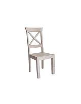 Καρέκλα ξύλο αντίκε μπεζ 45Χ45Χ107εκ.