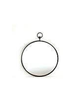 Καθρέπτης Carleen μεταλ.μαύρος Φ45