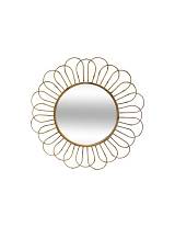 Καθρέπτης μεταλ.ASCO χρυσό Φ72