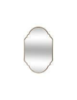 Καθρέπτης μεταλ.χρυσό χρ. τοίχου 68,5Χ43