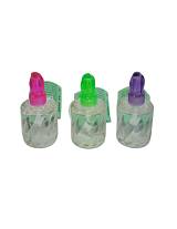 Κερί υγρό votive με χρωμ/στή φλόγα 3χρ.