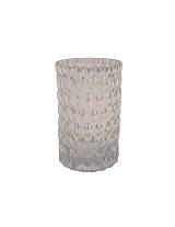 Κηροπήγιο γυαλ.vintage 13Χ20εκ.