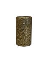 Κηροπήγιο μεταλ.χρυσό χρ. 14Χ25,5