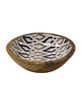 Μπωλ mango enamel patch μαύρο Φ20Χ6,5