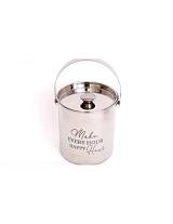 Παγοθήκη inox με καπάκι 16Χ18