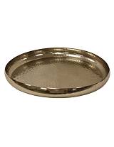 Πιατέλα μεταλ.ασημί Φ50Χ8