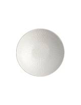 Πιάτο βαθύ κεραμ.ATELIER λευκό Φ19