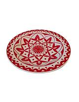 Πιάτο διακοσμ.κεραμ.χειροποίητο βαθύ 30εκ. Red sofra