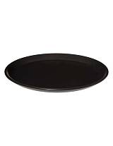 Πιάτο γλυκού κεραμ.μαύρο Φ20