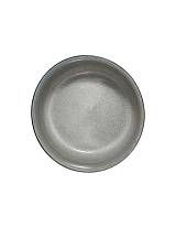 Πιάτο κεραμ.βαθύ γκρι Φ15
