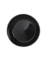 Πιάτο κεραμ.βαθύ μαύρο Φ15