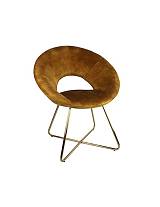 Πολυθρόνα ANNVILLE χρυσό 71Χ58.5Χ83.5