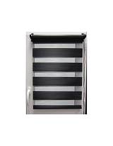 Ρολό κουρτίνα day & night μαύρο χρ. 120Χ180