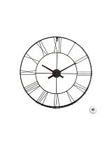 Ρολόι μεταλ.μαύρο Φ70