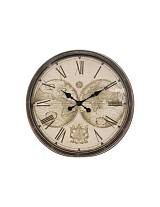 Ρολόι τοίχου πλαστ.WORLD Φ76