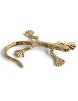 Σαύρα μεταλ.διακοσμ.χρυσό χρ. 19εκ.