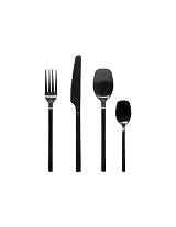 Σετ μαχαιροπήρουνα Modern Wood μαύρη λαβή  σ/ 24 τεμ