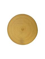 Σουπλά πλεκτό μουσταρδί στρογγ.Φ38εκ.