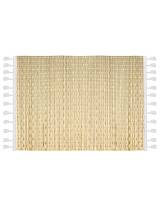 Σουπλά ψάθινο λευκό κρόσι 45Χ30