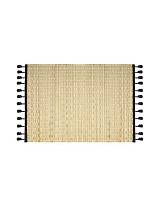 Σουπλά ψάθινο μαύρο κρόσι 45Χ30