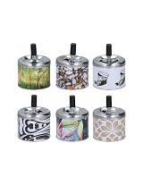 Σταχτοδοχείο αντιανεμικό μεταλ.9.5Χ7.5 6σχ.