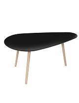 Τραπεζάκια βοηθ.ξυλ.MILEO μαύρο σ/2 (88Χ48Χ40+98Χ60Χ45)