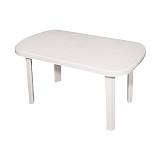 ΤΡΑΠΕΖΙ ΕΞΟΧΗΣ ΟΒΑΛ Fylliana VENEZIA ΛΕΥΚΟ 140*85*70